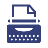 typewriter icon